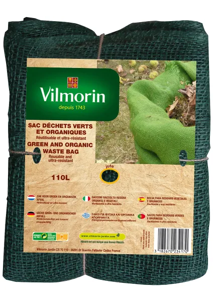 Matériel de jardinage - Sac Déchets Verts et Organiques - 110 L - PACKAGING_3D_RECTO