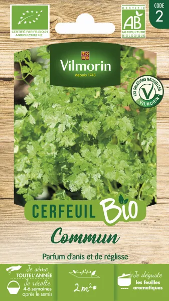 Aromatiques - Cerfeuil Commun - BIO - PACKAGING_RECTO