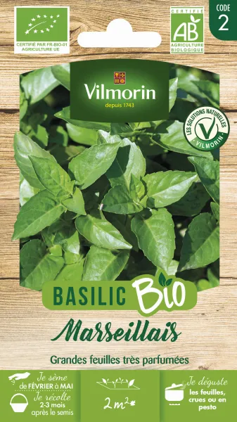 Aromatiques - Basilic Marseillais - BIO - PACKAGING_RECTO