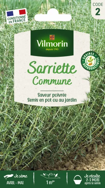 Aromatiques - Sarriette Commune - PACKAGING_RECTO
