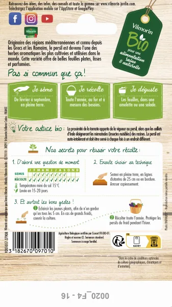 Aromatiques - Persil Commun 2 - BIO - MEDIA_PACKAGING_VERSO