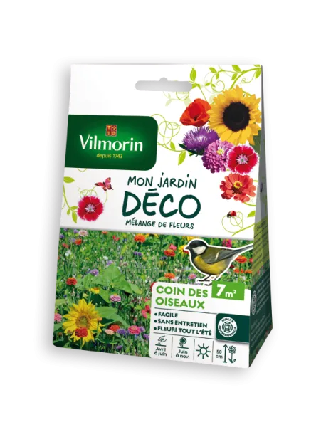 Pour nos animaux - Coin Oiseaux - 7 m² - Mélange de fleurs - face recto