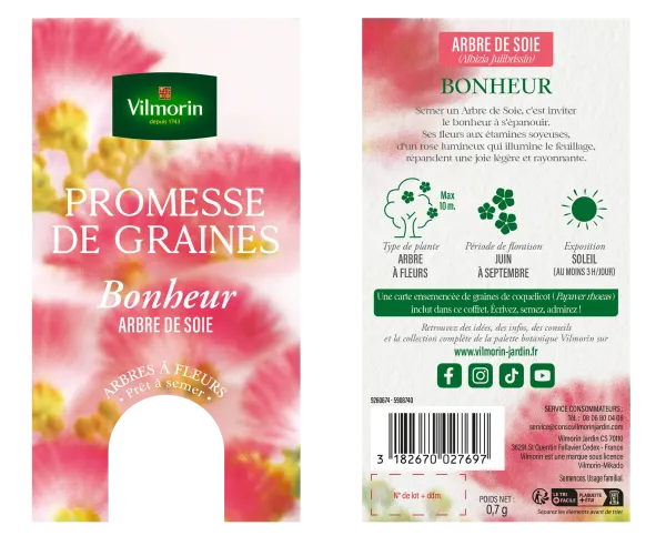 Arbres - Arbre à Soie (Albizia) - Bonheur - PACKAGING_RECTO