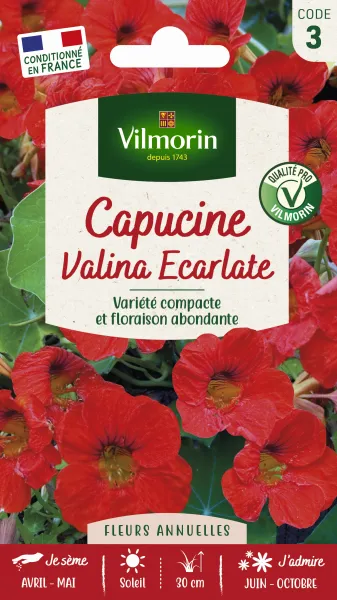 Fleurs - Capucine Valina Écarlate - PACKAGING_RECTO
