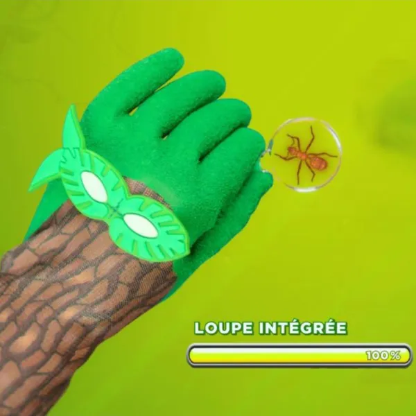 Gants - Rostaing - Gants de jardinage enfant - Loupe intégrée - 6-8 ans - MEDIA_EN_SITUATION_1