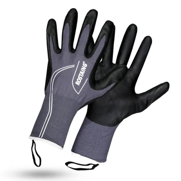 Gants - Rostaing - Gants de jardinage noir - L (Taille 9) - face recto