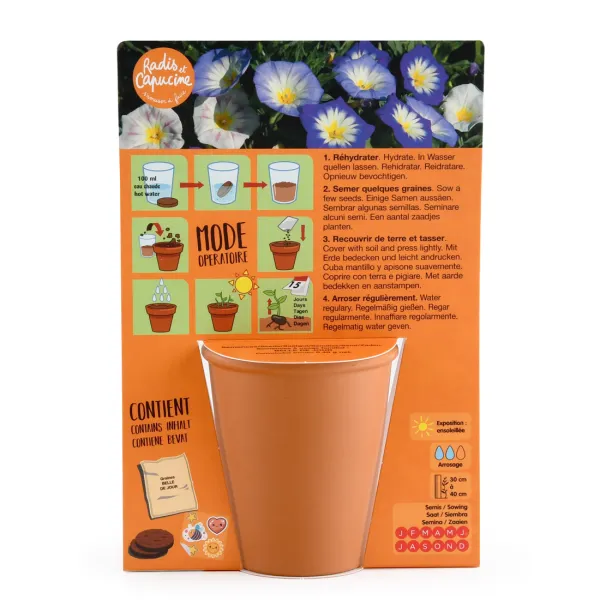 Radis et Capucine - Kit de jardinage enfant - Princesse - MEDIA_PACKAGING_VERSO
