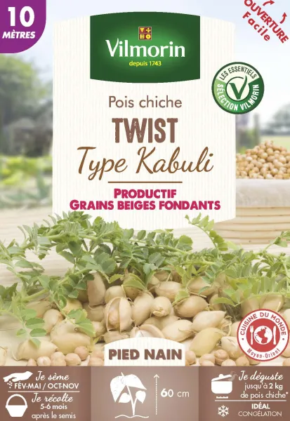 Légumes Secs - Pois Chiche Twist - 10 m - Cuisine du Monde - PACKAGING_RECTO