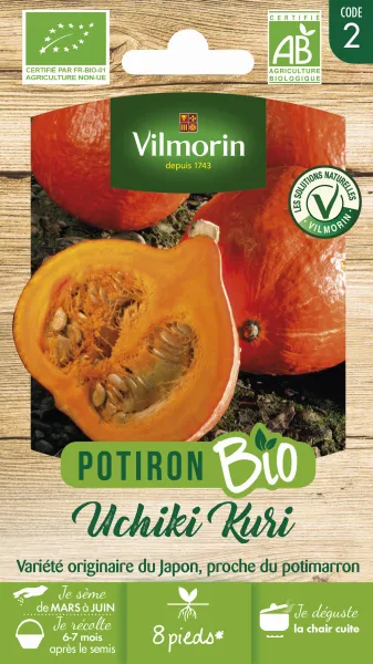 Potagères - Potiron Uchiki Kuri - BIO - PACKAGING_RECTO