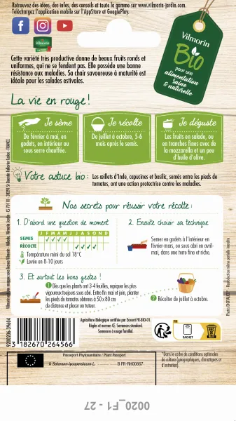 Potagères - Tomate Matina - BIO - MEDIA_PACKAGING_VERSO