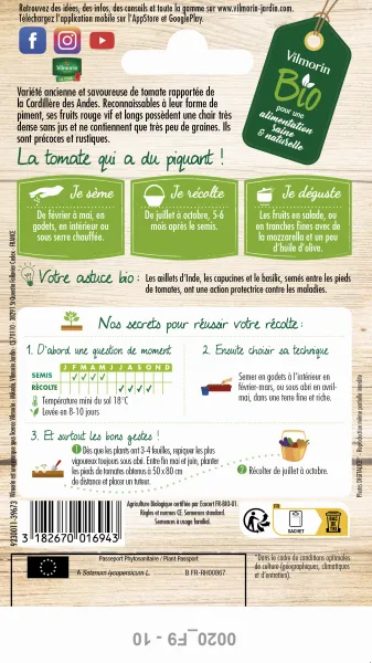 Potagères - Tomate Cornue des Andes - BIO - MEDIA_PACKAGING_VERSO