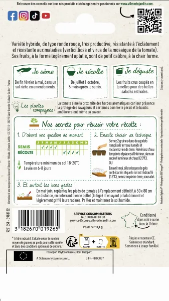 Potagères - Tomate Dona - Graines d'Exception - MEDIA_PACKAGING_VERSO