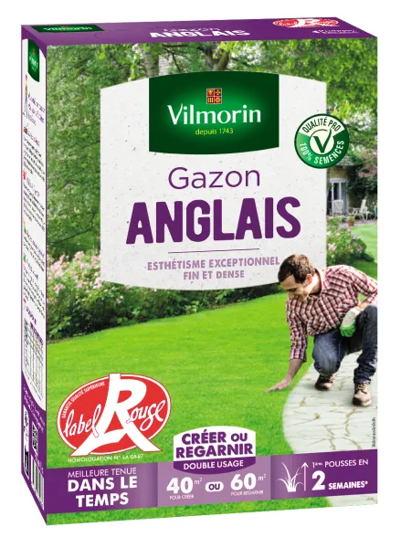 Anglais - Gazon Anglais Label Rouge - 1 kg - face recto