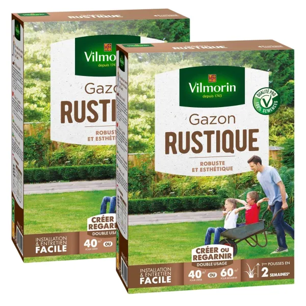 Rustique - Gazon Rustique - 1 kg (x2) - face recto