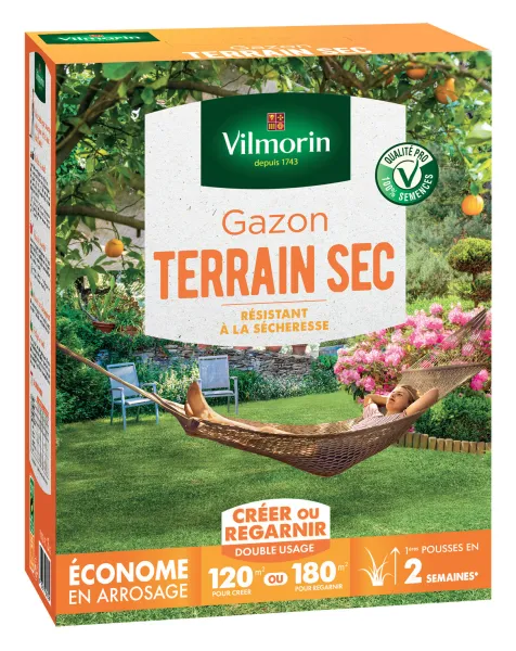 Terrain Sec - Gazon Terrain Sec - 3 kg - face recto
