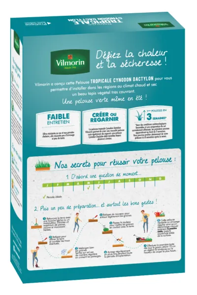 Tropical - Pelouse Tropicale - Kikuyu - 500 g + Cynodon Dactylon - 500 g - MEDIA_EN_SITUATION_2