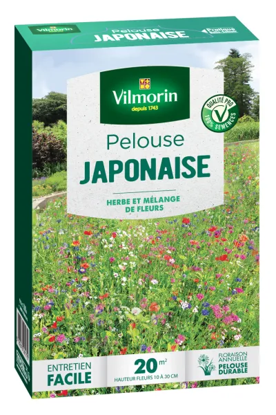 Fleuri - Pelouse Japonaise - Mélange de Fleurs - face recto