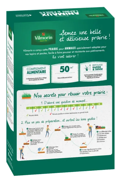 Pour nos animaux - Prairie Universelle - 1 kg + Prairie Animaux - Lapins & Poules - 500 g - MEDIA_EN_SITUATION_2