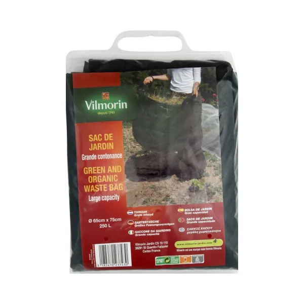 Matériel de jardinage - Sac de Jardin Grande Contenance - 250 L - PACKAGING_3D_RECTO