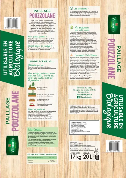 Paillage, billes d'argile - Pouzzolane - 20 L - MEDIA_PACKAGING_VERSO