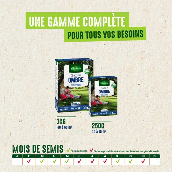 Ombre - Gazon Ombre - 1 kg - image