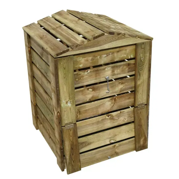 Carré potager - Cerland - Composteur en bois traité - 210 L - image