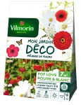 Mélanges de fleurs - Pop Love Rouge & Blanc - 7 m² - Mélange de fleurs - face recto