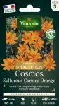 Fleurs - Cosmos Sulphureus Carioca - Graines d'Exception - face recto