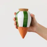 Olla - Pépin - Olla - Rayé Vert et Blanc - face recto