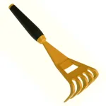 Outillage Perrin - Râteau en polyamide jaune miel - face recto