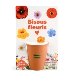 Radis et Capucine - Kit jardinage - Fleurs Mellifères - Bisous Fleuris - PACKAGING_RECTO