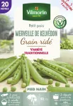 Légumes Secs - Pois Nain à Grain Ridé Merveille de Kelvedon - 20 m - PACKAGING_RECTO