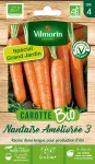Potagères - Carotte Nantaise Améliorée 3 - BIO - Grand Modèle - face recto