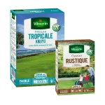 Tropical - Pelouse Tropicale - Kikuyu - 500 g + Gazon Rustique - 250 g - face recto