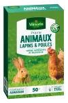 Pour nos animaux - Prairie Animaux - Lapins & Poules - face recto