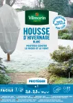 Croissance et protection des végétaux - Housse d'hivernage - 3,6 m x 2,5 m - Blanc - face recto