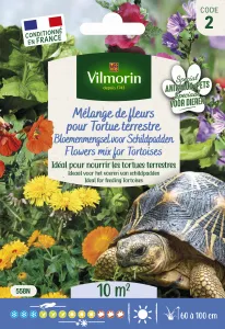 Mélange de fleurs pour Tortues Terrestres
