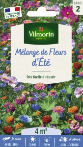 Jolies Fleurs d'Eté - 4 m² - Mélange de fleurs
