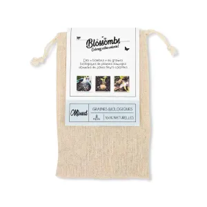 Sac Cadeau Coton Bio - 8 bombes à graines - BIO