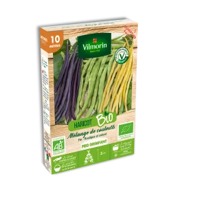Haricot Grimpant en Mélange de Couleurs - 10 m - BIO