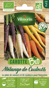 Carotte Mélange de Couleurs - BIO