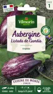 Aubergine Listada de Gandia - Cuisine du Monde