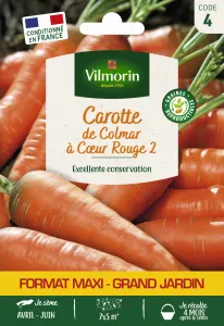 Carotte de Colmar à Cœur Rouge 2 - Grand Modèle