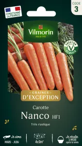 Carotte Nanco F1 - Graines d'Exception