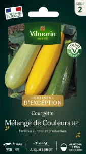 Courgette Mélange de Couleurs - Graines d'Exception