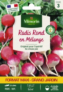 Radis Ronds en mélange - Grand Modèle