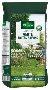 Pelouse verte toutes saisons - 5 kg