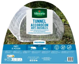 Tunnel Accordéon Anti-Nuisibles - 65 cm x 45 cm x 400 cm