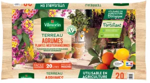 Terreau Agrumes Plantes Méditerranéennes - 20 L