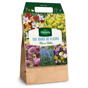 Bulbes à fleurs en Mélange - 100 jours de bulbes à fleurs (x50)